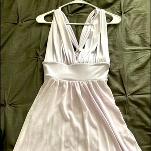 Elegant lavendar cocktail dress